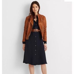 Lauren Ralph Lauren leather moto jacket